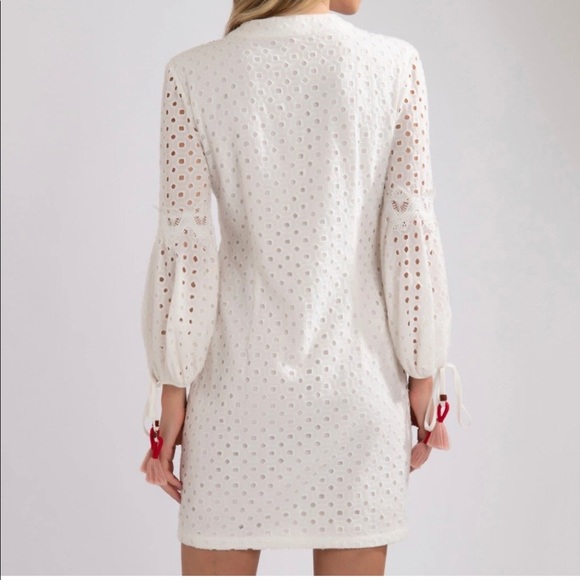 NWT PatBo Eyelet Dress w Embroidery & bead detail - Picture 4 of 7